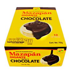 De la Rosa Mazapan gigante C/Chocolate 12 pz