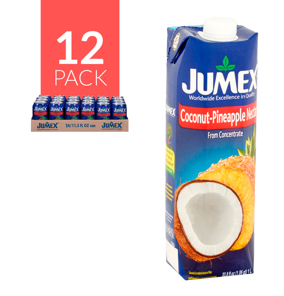 Jumex Tetra Coco/Piña 12 pack de 33.8oz