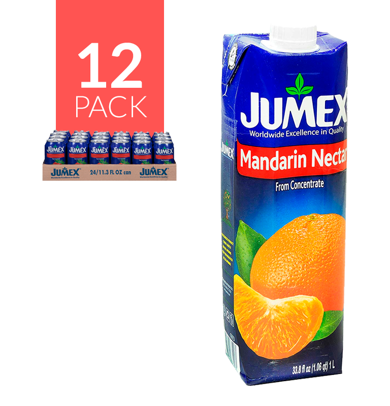 Jumex Tetra Mandarin 12 pack de 33.8oz