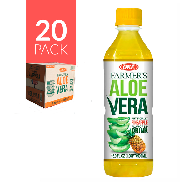 Okf Aloe Drink Piña 20 pack de 500 ml
